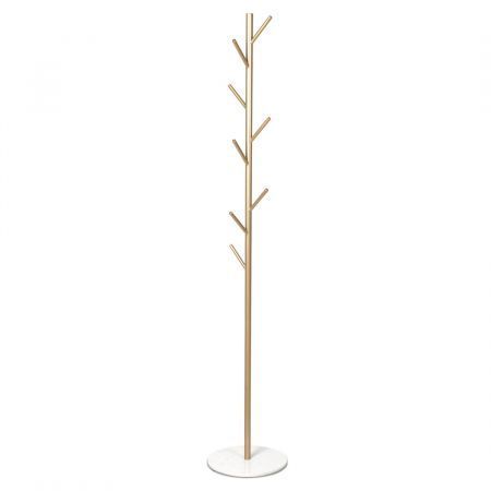 Coat Rack Hat Clothes Stand Hanger Gold