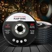 Flap Discs 125mm 5" Zirconia 2x10mX2 40SQM