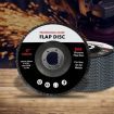 Flap Discs 125mm 5" Zirconia 2x10mX2 40SQM