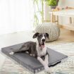 Pet Bed Foldable Dog Puppy Beds Grey XX-Large