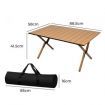 Folding Camping Table Portable Oak