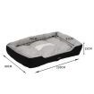 Pet Bed Dog Beds Bedding Mattress XXL Black XX-Large