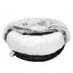Pet Bed Cat Dog Donut Nest Calming XL Charcoal X-Large