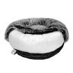Pet Bed Cat Dog Donut Nest Calming XXL Charcoal XX-Large