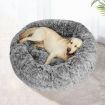 Pet Bed Cat Dog Donut Nest Calming XXL Charcoal XX-Large