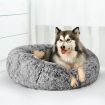 Pet Bed Cat Dog Donut Nest Calming XXL Charcoal XX-Large