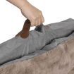 Dog Calming Bed Pet Cat Removable S Khaki Small