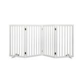 Wooden Pet Gate Dog Fence Safety White 800x 3MM