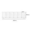 Wooden Pet Gate Dog Fence Safety White 10 Pack