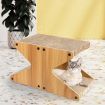 Cat Scratching Scratcher Board