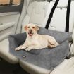 Pet Car Booster Seat Dog Protector L Grey Large