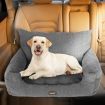 Pet Car Booster Seat Dog Protector L Grey Large