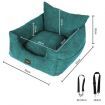 Pet Car Booster Seat Dog Protector M Green Medium