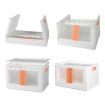 Storage Container Stackable Plastic Pink