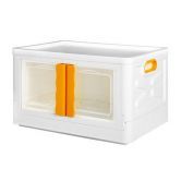 45L Storage Container Stackable Toy Yellow