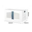 Storage Containers Lid Stackable 85L Blue