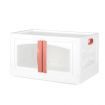Plastic Storage Containers Stackable Red