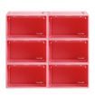 Sneaker Display Case 6x Shoe Pink