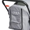 Pet Stroller Pram Dog Carrier Trailer Grey