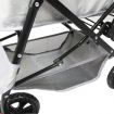 Pet Stroller Pram Dog Carrier Trailer Grey