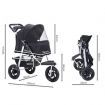 Pet Stroller Pram Dog Carrier Trailer
