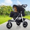 Pet Stroller Pram Dog Carrier Trailer