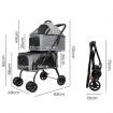 Two-tier Pet Stroller Double Dog