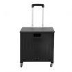 Folding Shopping Trolley Cart Portable Rolling Grocery Basket Wheel Black