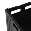 Folding Shopping Trolley Cart Portable Rolling Grocery Basket Wheel Black
