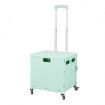 Folding Shopping Trolley Cart Portable Rolling Grocery Basket Wheel Green