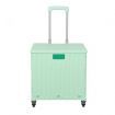 Folding Shopping Trolley Cart Portable Rolling Grocery Basket Wheel Green
