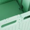 Folding Shopping Trolley Cart Portable Rolling Grocery Basket Wheel Green