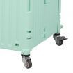 Folding Shopping Trolley Cart Portable Rolling Grocery Basket Wheel Green
