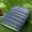 Double Sleeping Bag Bags Outdoor Grey