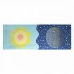 Yoga Mat Foldable Non-Slip Exercise Blue