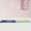 Yoga Mat Foldable Non-Slip Exercise Blue