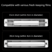 Magnetic Plastic Wrap Dispenser Slide Cutter With Suction For Kitchen Food Wrap Supplies