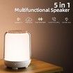 Night Light Bluetooth 5.3 HiFi Wireless Speaker with 20 Sleep Aid Sound White Noise Machine, LED Dimmable MultiColor Changing, Gifts for Home Decor