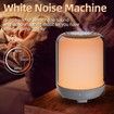 Night Light Bluetooth 5.3 HiFi Wireless Speaker with 20 Sleep Aid Sound White Noise Machine, LED Dimmable MultiColor Changing, Gifts for Home Decor