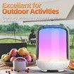 Night Light Bluetooth 5.3 HiFi Wireless Speaker with 20 Sleep Aid Sound White Noise Machine, LED Dimmable MultiColor Changing, Gifts for Home Decor
