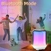 Night Light Bluetooth 5.3 HiFi Wireless Speaker with 20 Sleep Aid Sound White Noise Machine, LED Dimmable MultiColor Changing, Gifts for Home Decor