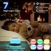 White Noise Sound Machine for Sleeping with Night Light, 34 Soothing Sounds, Rechargeable White Noise Machine for Kids Sleep