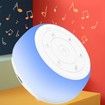 White Noise Sound Machine for Sleeping with Night Light, 34 Soothing Sounds, Rechargeable White Noise Machine for Kids Sleep