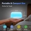 White Noise Sound Machine for Sleeping with Night Light, 34 Soothing Sounds, Rechargeable White Noise Machine for Kids Sleep