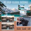 Digital Camera for Photography, 4K Vlogging Camera 180 Degree Flip Screen 18X Digital Zoom Compact Retro Camera with 64GB TF Card