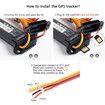 4G GPS Tracker for Vehicles, ST-901L LTE Mini GPS Tracker Waterproof Locator Real Time Location Device for Car Motorcycle Truck Taxi with No Monthly Fee Tracking System