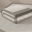 150*200cm 3p Set Luxurious Viscose Fiber Bedding Summer Cool Feeling Silky Bedding Mat Pillow Case Breathable Antibacterial Foldable Washable Soft
