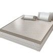 90*190cm 2p Set Luxurious Viscose Fiber Bedding Summer Cool Feeling Silky Bedding Mat Pillow Case Breathable Antibacterial Foldable Washable Soft