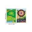 2-in-1 Golf Chipping Game Training Mat Interactive Putting Dart Game Indoor Outdoor Games For Kids Home Backyard Office