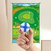 2-in-1 Golf Chipping Game Training Mat Interactive Putting Dart Game Indoor Outdoor Games For Kids Home Backyard Office